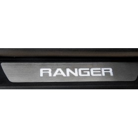 Ford Ranger Beleuchtete Tür Silber - Weiß - (Doppelkabine ab 2012)