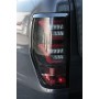 Ford Ranger LED Lights - Smoked Glass - Black Background - Red LEDs - Ranger from 2012 to 2022