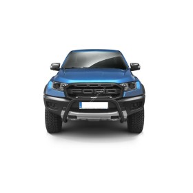 Bull bar Ford Raptor - Acciaio inossidabile nero senza barra - Omologato