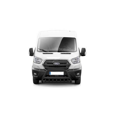 Ford Transit Buffalo Bars - Black Stainless Steel Reinforced - Homologated