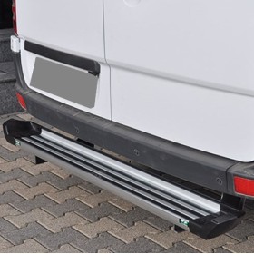 Marchepied Arrière Ford Transit Custom - Alu 