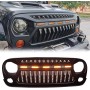 Calandre Jeep Wrangler JK - LEDS Oranges