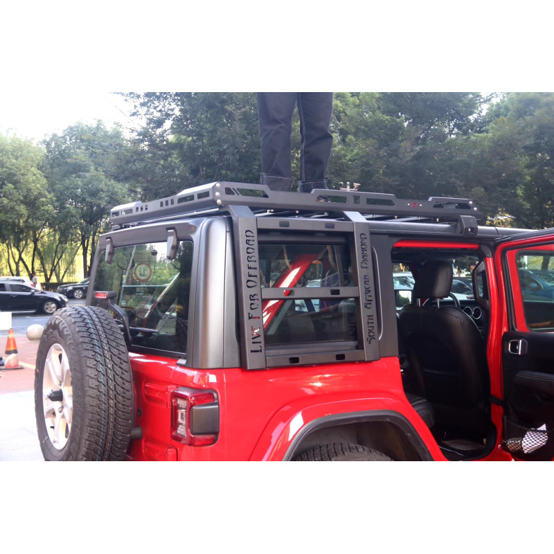 Jeep Wrangler JL Roof Rack - Integrated Side Ladders Jeep Wrangler JL Roof Rack - Integrated Side Ladders