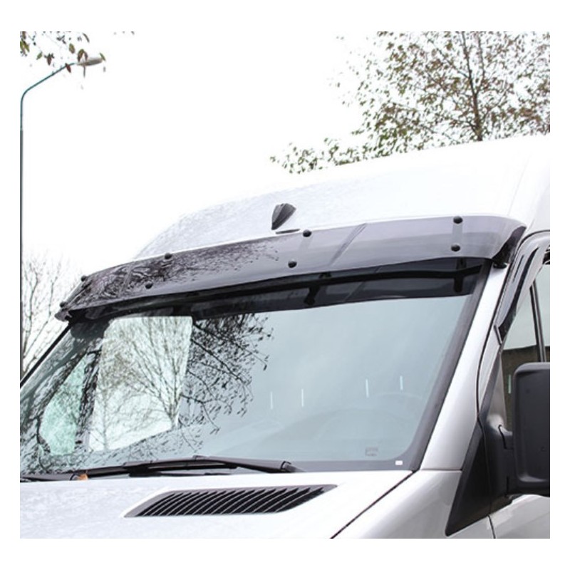 luolety Couverture de Pare-Brise Avant pour Fiat Ducato 2006-2024, Pare-Brise extérieur Thermique Couverture de fenêtre Avant, Couverture de Neige, Bouclier de Glace, poussière et Soleil