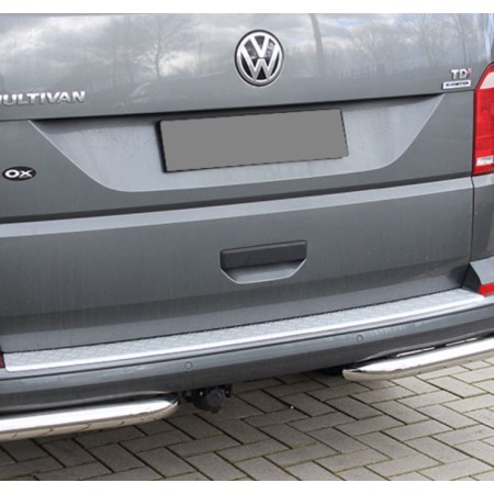 Protection Seuil De Pare-chocs Arrière Alu Pour VW T6 Transporter 2015+