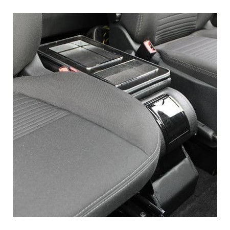 Console Centrale Universelle Godimg Pour VW T5 T6 T6.1 - Ports USB, Porte-Gobelets, LED