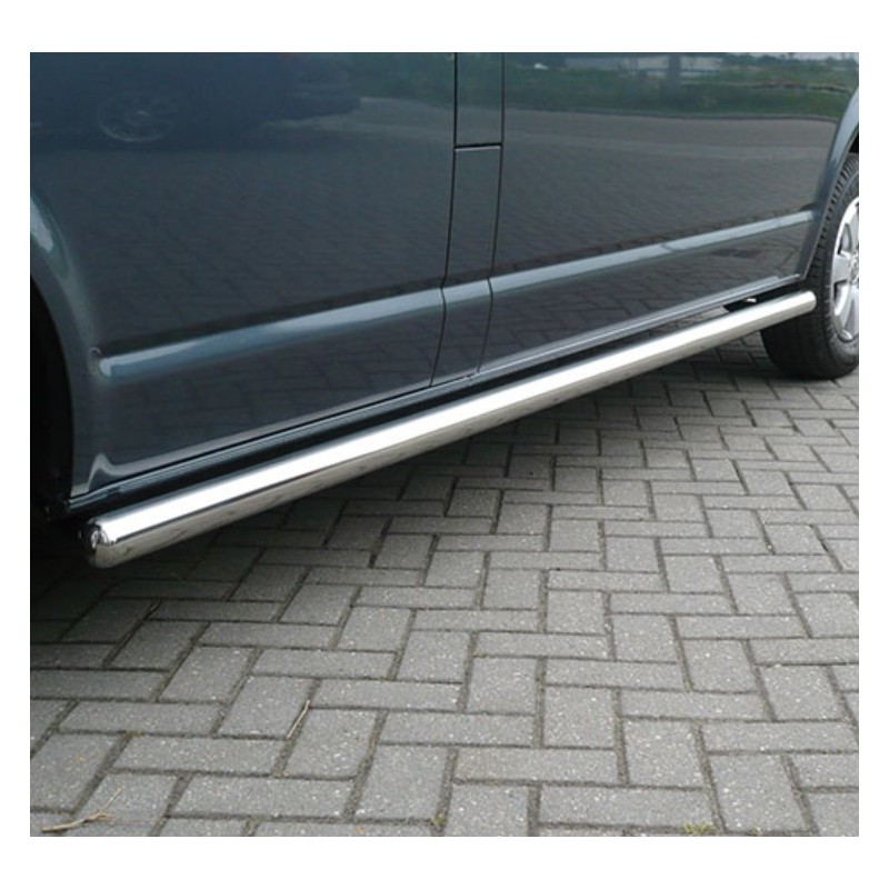 Protections Châssis Latérales RGM Volkswagen Transporter T5/T6 | Noir - Empattement Court Porte Droite