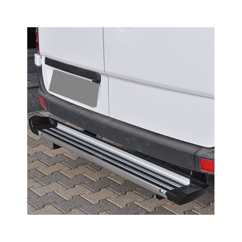 thumbnail image 2 of Hintere Stoßstangenstufe Für VW Crafter 2017-2019 – Seitenschutz Mit Parksensorenlöchern 2 of 5