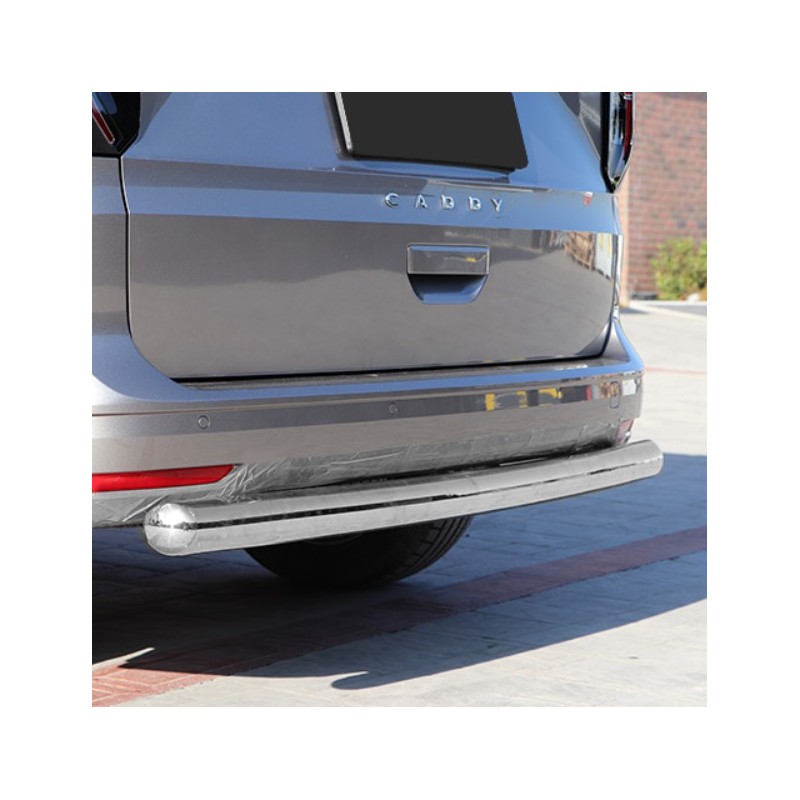 Tuning-art Protezione Paraurti Posteriore In Acciaio Inox Per Volkswagen Caddy Cargo V (2020+) – Colore Argento, Kit Di Montaggio Con Video Istruzioni