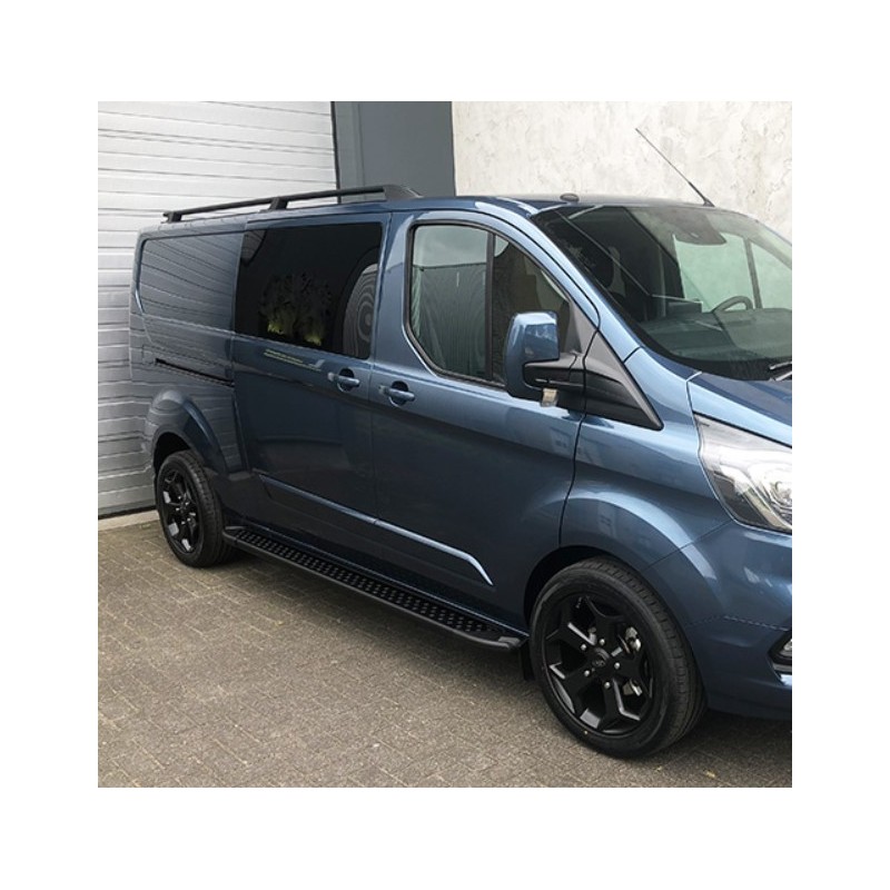 Barre portatutto FORD TRANSIT COURIER DAL 2014 AL 2023 Alluminio Nero Solido