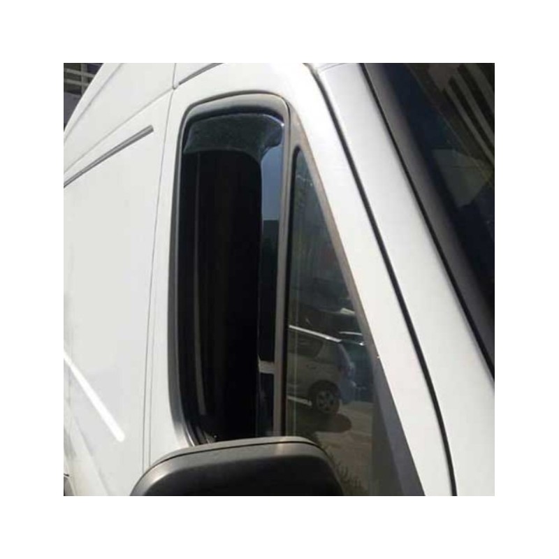 Lot De 4 Déflecteurs D'Air AC WOW Pour Ford Transit 2013-2024 - Protection Pluie Neige Soleil