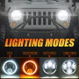 Jeep Wrangler JK LED Headlights