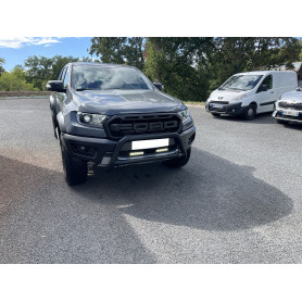 Ford Raptor Buffalo Guard- Black Stainless Steel Without Bar- Homologated - Double Cab