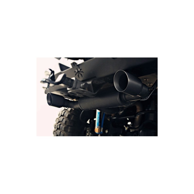 Embouts D'échappement Pour Jeep Wrangler JK JL Gladiator JT 2007-2023 - Acier Inoxydable Silver - Protection Et Style