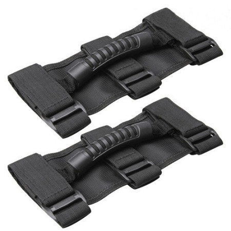 Poignées de Maintien Jeep Wrangler JK - Noires