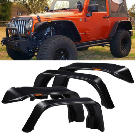 Jeep Wrangler JK Kotflügelverbreiterungen - Vorne und hinten flach