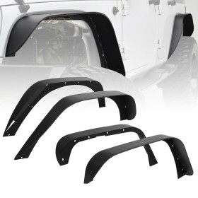 Jeep Wrangler JK Wing Wideners - Steel - Flat Style