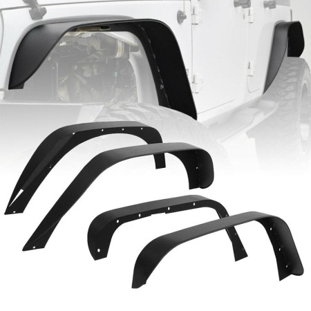 Elargisseurs d'Ailes Jeep Wrangler JK - Acier - Style Plat