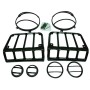 Jeep Wrangler JK Lichtschutz - 8er-Set