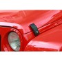 Chiusure del cofano della Jeep Wrangler JK - Lega di zinco nera + chiave