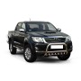 Bull bar Hilux - acciaio inox rinforzato - omologato - vigo