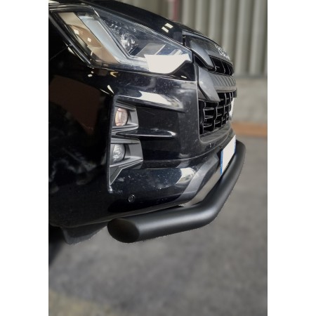Paraurti D-Max - Barra di protezione in acciaio inox nera - dal 2021