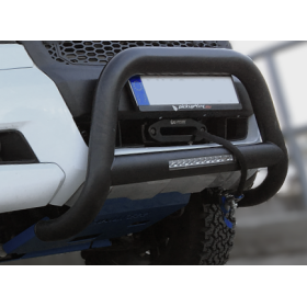 Barras de protección para Ford Ranger - negras + LEDs - homologadas