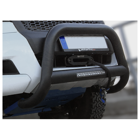 Pare-Buffles Ford Ranger - Noir + Leds - Homologué