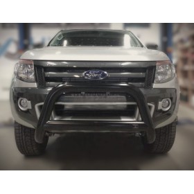 Pare-Buffles Ford Ranger - Inox Noir - Homologué - de 2012 à 2022