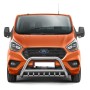 Ford Transit Custom Bull Bars - Reinforced Stainless Steel - Homologated - from 2018