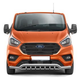 Ford Transit Custom Stoßstangen - Edelstahl mit Krallen - ab 2018
