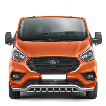 Pare-Chocs Ford Transit Custom - Inox avec Griffes - à partir de 2018