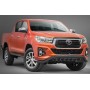 Hilux Stoßstangen - mit schwarzen Edelstahlkrallen - ab Bj. 2018 bis 2020