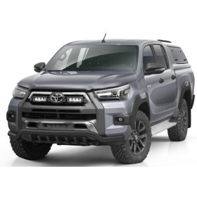 Pare-Chocs Hilux - Avec Griffes Inox Noir - Invincible à partir de 2021