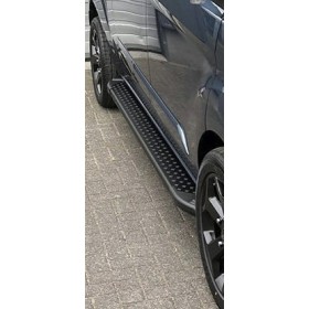 Ford Transit Custom L2 Running Boards - Gloss Black - from 2018