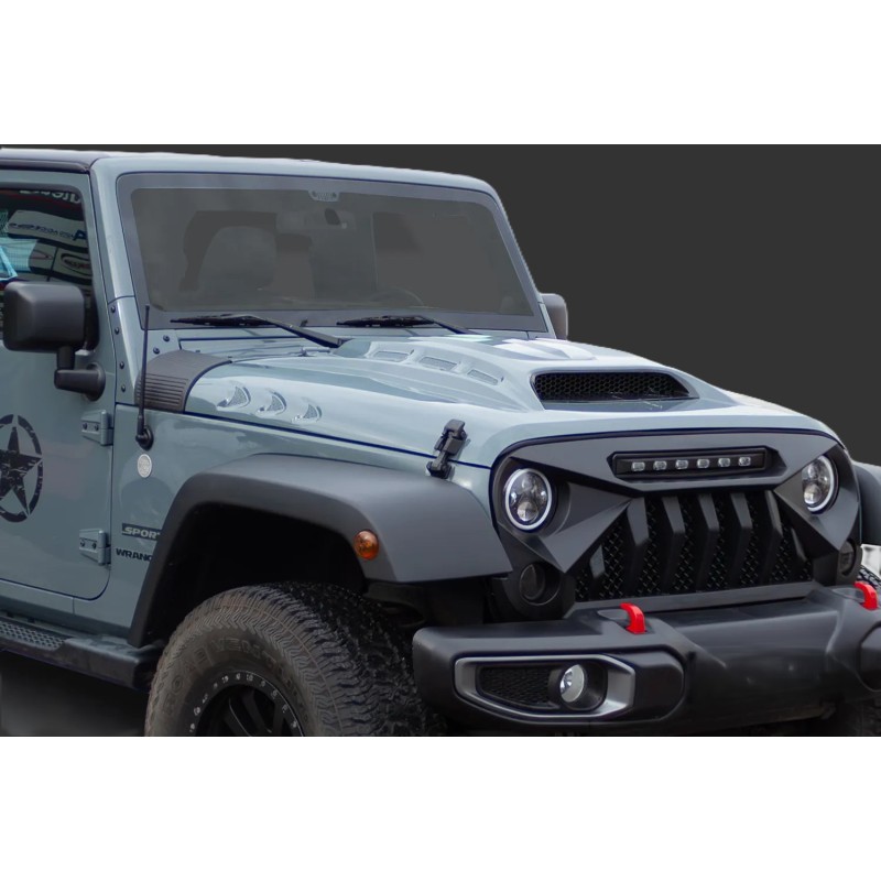 Lot De 2 Butées De Capot En Caoutchouc Pour Jeep Wrangler JK (2007-2018) - Référence 55395650AD/AC - 11