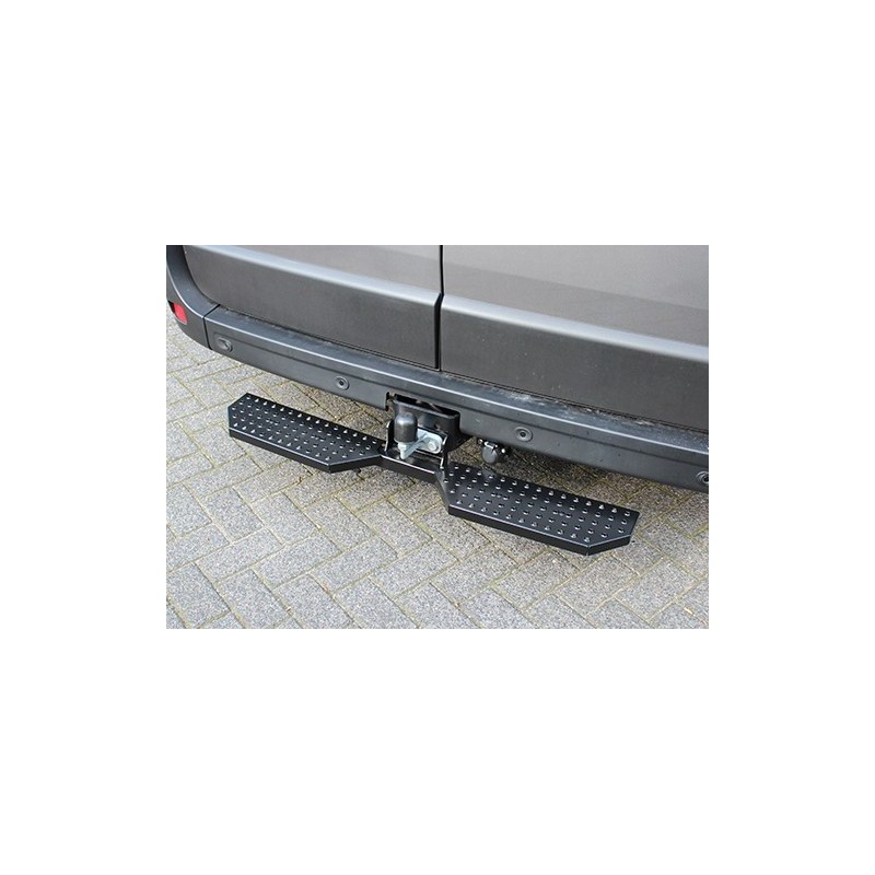 Rear step Ford Transit Custom - Black - from 2014