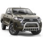 Bull Bar Hilux - Acciaio Inox Rinforzato - Omologato - Revo dal 2021