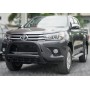 Hilux Bull Bars – Verstärkter schwarzer Edelstahl – Zugelassen – Revo
