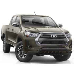 Pare-Chocs Hilux- Avec Griffes Inox Noir - à partir de 2021