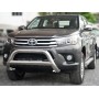 Pare-Buffles Hilux - Inox - Homologué - Revo Double et Extra Cabine