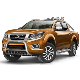 Navara Bull Bar - Acero inoxidable reforzado - Homologado - NP300 de 2016 a 2022