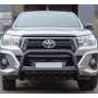 Hilux Bull Bars - Reinforced Black Stainless Steel - Approved - Revo 2018 to 2021