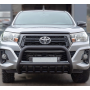 Pare-Buffles Hilux - Inox Noir Renforcé - Homologué - Revo 2018 à 2021