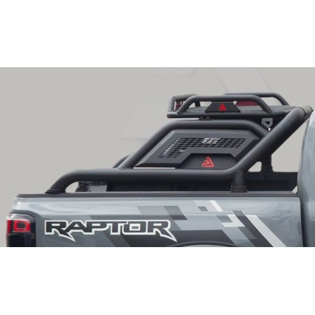 Ford Ranger Roll Bar - Black with Gallery (Rack) - Double Cab from 2023