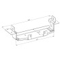 Winch Holder - Ford Ranger - from 2023