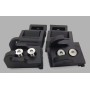 Jeep Wrangler JK Fassaggi del cofano - Acciaio nero