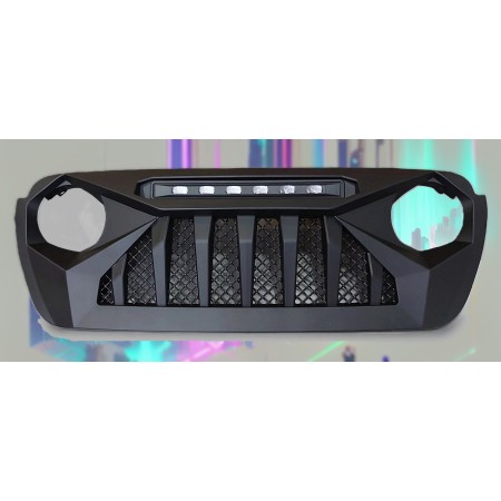 Parrilla Jeep Wrangler JL - Barra de luces LED