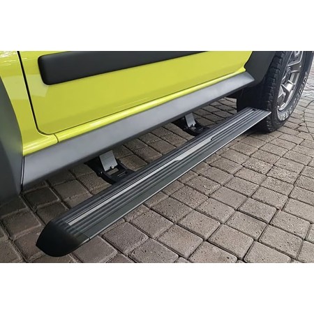 Jimny Running Boards - Automatic Retractable Electric Running Boards - Unfolded