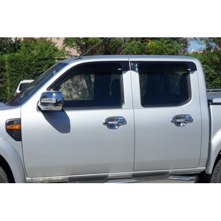 Ford Ranger Air Deflectors - Double Cab from 2006 to 2011